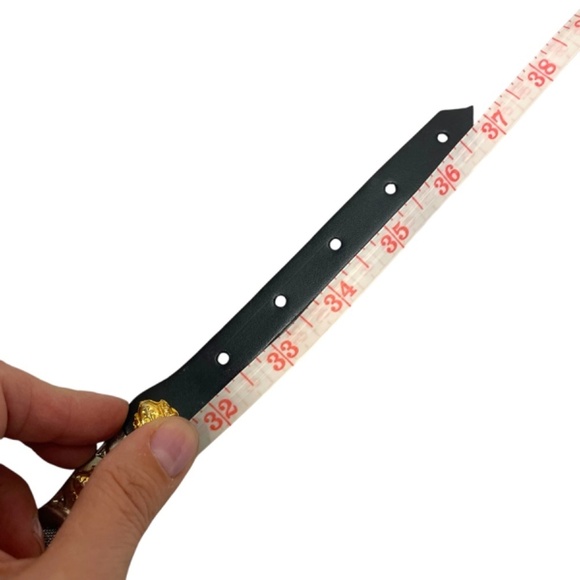 Italian Leather And Metal Mesh Belt - Picture 8 of 8